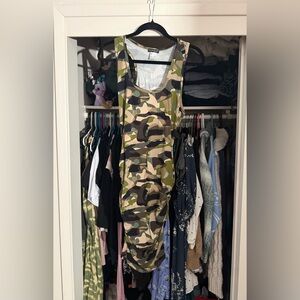 VENUS Camouflage Tank Dress